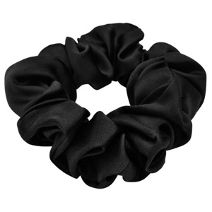 Lenoites Mulberry Silk Scrunchie Black produkt bild
