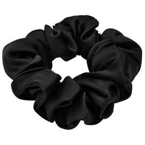 Lenoites Mulberry Silk Scrunchie Black produktbilde