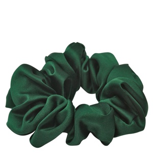 Lenoites Mulberry Silk Scrunchie Green produktbilde