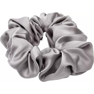 Lenoites Mulberry Silk Scrunchie Grey 1 pcs produktbillede