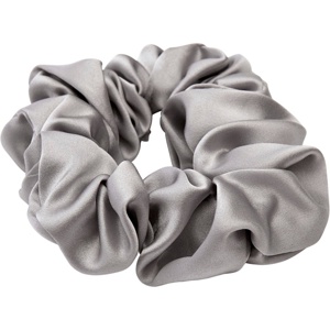 Lenoites Mulberry Silk Scrunchie Grey 1 pcs produktbilde