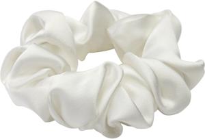 Lenoites Mulberry Silk Scrunchie White produkt bild
