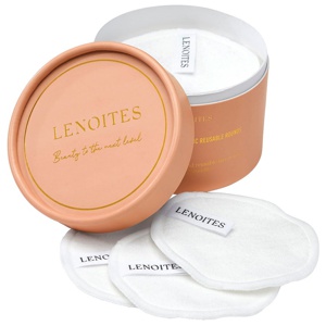 Lenoites Pure Premium Organic Reusable Rounds 14 stk produktbilde