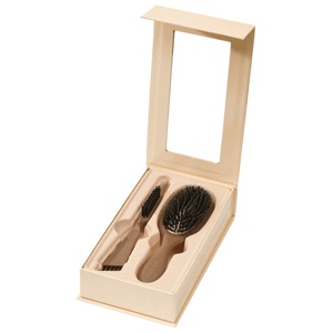 Lenoites Wild Boar Hair Brush Mocha Mousse Limited Edition produkt bild