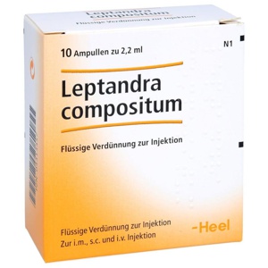 LEPTANDRA COMPOSITUM Ampullen Produktbild