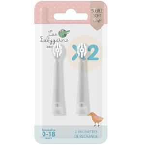 Les Babygators Borsthuvud Refill 0-18 månader 2-pack produkt bild