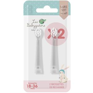 Les Babygators Borsthuvud Refill 18-36 månader 2-pack produkt bild