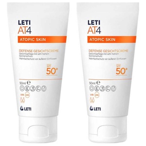 Leti AT4 Defense SPF 50+ Gesichtscreme, 2x50 ml Creme Produktbild