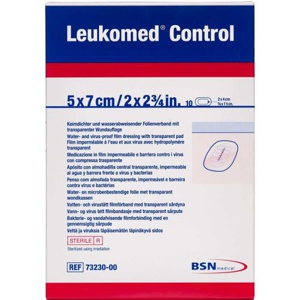 Leukomed Control 5x7cm filmforbinding 10 stk. produktbillede