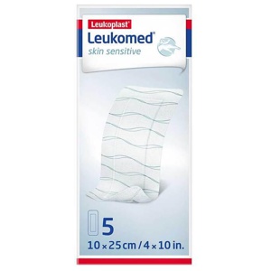 Leukomed® skin sensitive 10x25 cm, 5 St Pflaster Produktbild