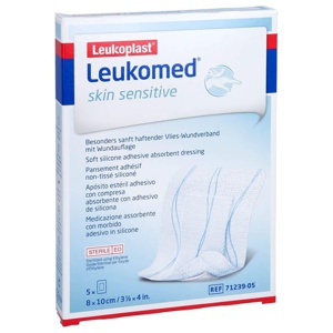 Leukomed® skin sensitive 8x10 cm, 5 St Pflaster Produktbild