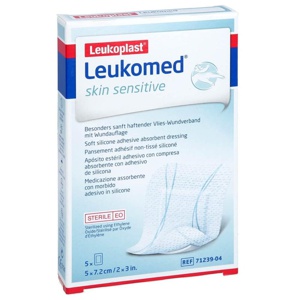 Leukomed® skin sensitive 5x7,2 cm, 5 St Pflaster Produktbild