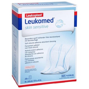 Leukomed® skin sensitive 8x10 cm, 20 St Pflaster Produktbild