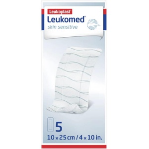 Leukomed Skin Sensitive sårbandasje 10 x 25 cm 5 st produktbilde