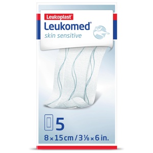 Leukomed Skin Sensitive Sårbandasje 8 x 15cm 5 stk produktbilde