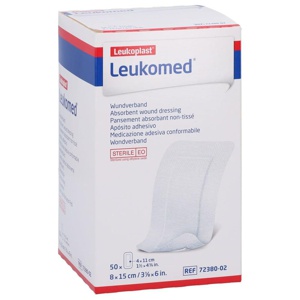 Leukomed sterile Pflaster 8x15 cm, 50 St Pflaster Produktbild