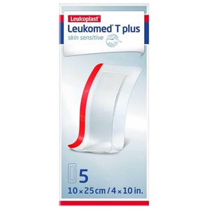 Leukomed® T plus skin sensitive 10x25 cm, 5 St Pflaster Produktbild