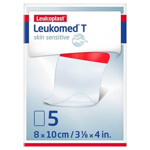 Leukomed® T skin sensitive 8x10 cm, 5 St Pflaster Produktbild
