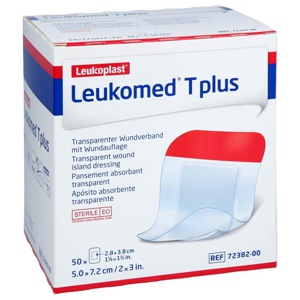 LEUKOMED transp.plus sterile Pflaster 5x7,2 cm Produktbild