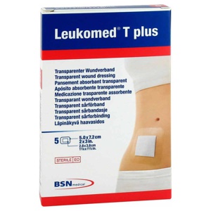 Leukomed transparent plus sterile Pflaster7,2x5 cm Produktbild