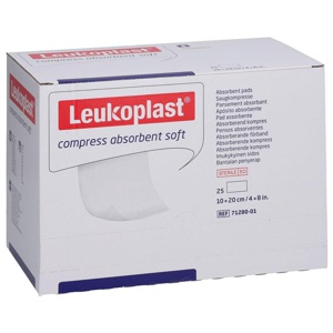 LEUKOPLAST compress absorbent soft steril 10x20cm Produktbild