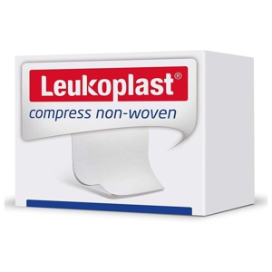 LEUKOPLAST compress non-woven 7,5x7,5cm unste.4f Produktbild