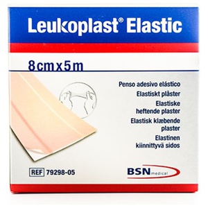 Leukoplast Elastic Plaster 8 cm x 5 m 1 stk produktbillede