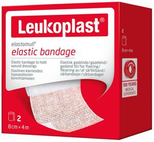 Leukoplast elastomull 8 cm x 4 m, 2 st produkt bild