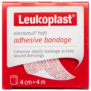 Leukoplast Elastomull Haft 4 cm x 4 m 1 stk produktbillede