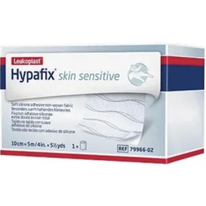 Leukoplast Hypafix Skin Sensitive fikseringstape 10 cm x 5 m 1 stk produktbilde