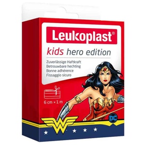 LEUKOPLAST kids Pflaster hero Wonder Woman 6 cmx1m Produktbild