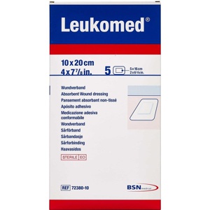 Leukoplast Leukomed 10 cm x 20 cm 5 stk. produktbillede