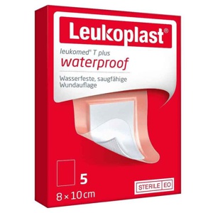 Leukoplast Leukomed T Plus steril 8x10 cm, 5 St Pflaster Produktbild