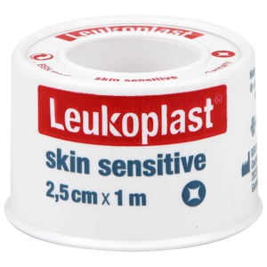 Leukoplast Skin Sensitive 2,5 cmx1 m mit Schutzring Produktbild