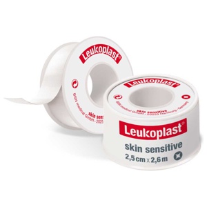 Leukoplast Skin Sensitive 2,5 cmx2,6 m mit Schutzr. Produktbild