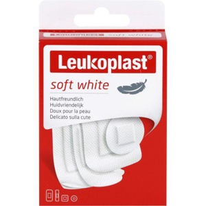 LEUKOPLAST soft white Str.19x72/D.25/38x72/38x38mm Produktbild