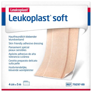 LEUKOPLAST soft Pflaster 4 cmx5 m Rolle Produktbild
