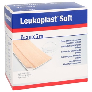 LEUKOPLAST soft Pflaster 6 cmx5 m Rolle Produktbild