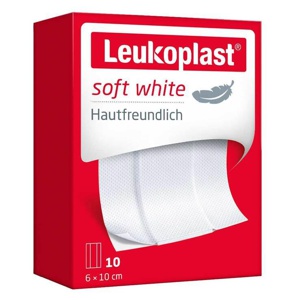 Leukoplast soft Pflaster 6x10 cm, 10 St Pflaster Produktbild