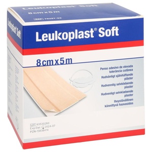 Leukoplast soft Pflaster 8 cmx5 m Rolle Produktbild