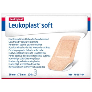 LEUKOPLAST soft Pflasterstrips 28x72 mm Produktbild