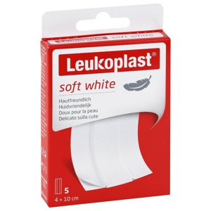 LEUKOPLAST soft white Pflaster 4x10 cm Produktbild
