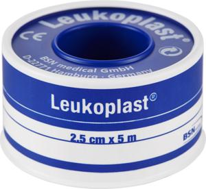 Leukoplast, vattenfast häfta vid stomi, 5 m x 2,5 cm, tryckspole, 1 styck produkt bild