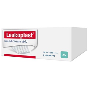LEUKOPLAST wound closure strip 6x38 mm weiß Produktbild