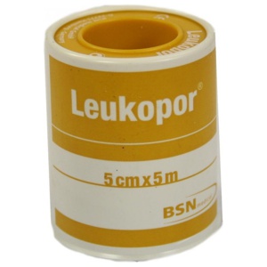 Leukopor 5 m x 5 cm 2474 Produktbild