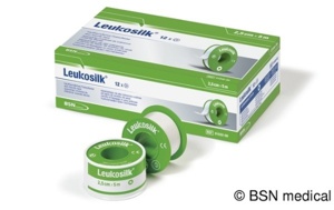 Leukosilk silketape 5 cm x 5 m 1 stk produktbilde