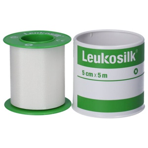 Leukosilk Tape 5 cm x 5 m 1 stk produktbillede