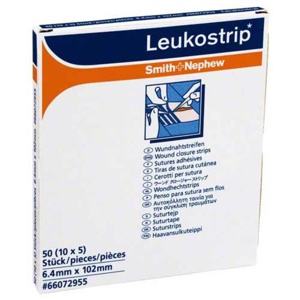 LEUKOSTRIP Wundnahtstreifen 6,4x102 mm 10X5 St Pflaster Produktbild