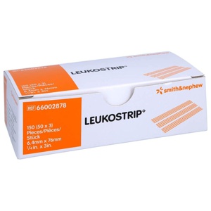 LEUKOSTRIP Wundnahtstreifen 6,4x76 mm Box 50X3 St Pflaster Produktbild
