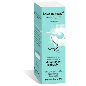 LEVOCAMED 0,5 mg/ml Nasenspray Suspension Produktbild